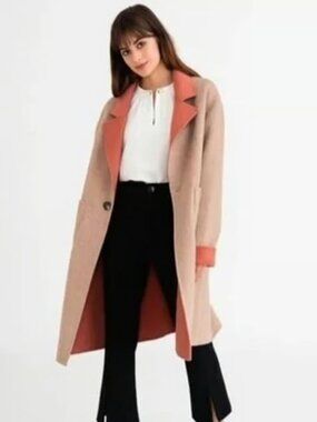 Petite Studio Reversible Rylie Wool Coat Size XS
